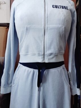 Target Light Blue Track Jogger Set with Navy Accents
